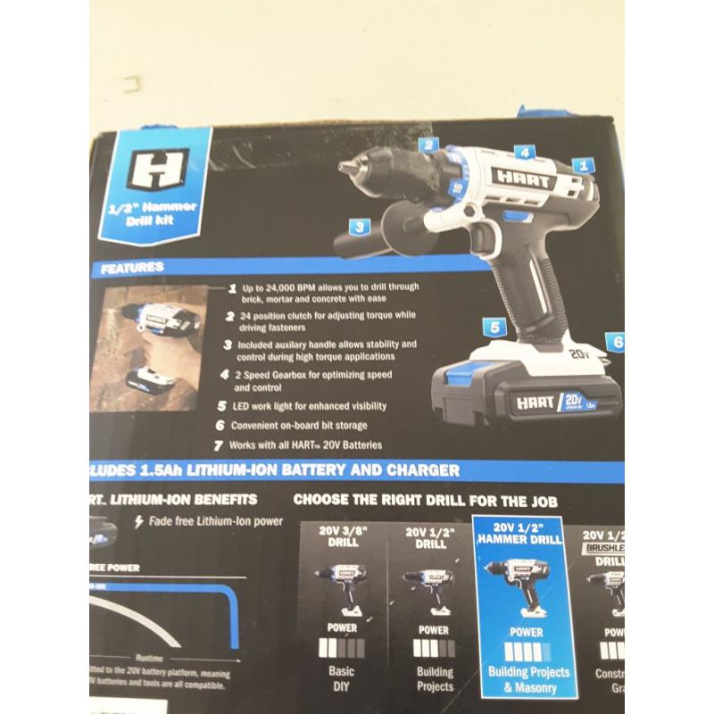 Hart 1/2  Hammer Drill Kit