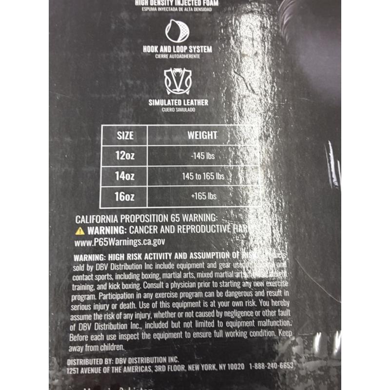 Venum boxing cloves, conditioner 2.0, high density injected foam, heavy bag and mitt workout, hook and loop system, size 16oz, color black