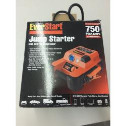 EverStart Jump Starter with 120 psi compressor