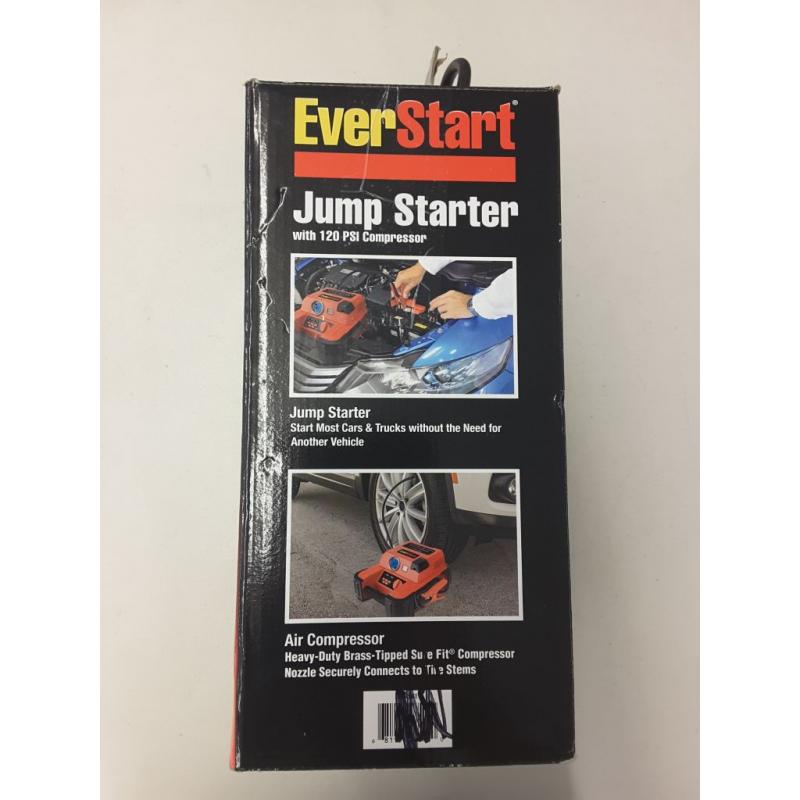 EverStart Jump Starter with 120 psi compressor