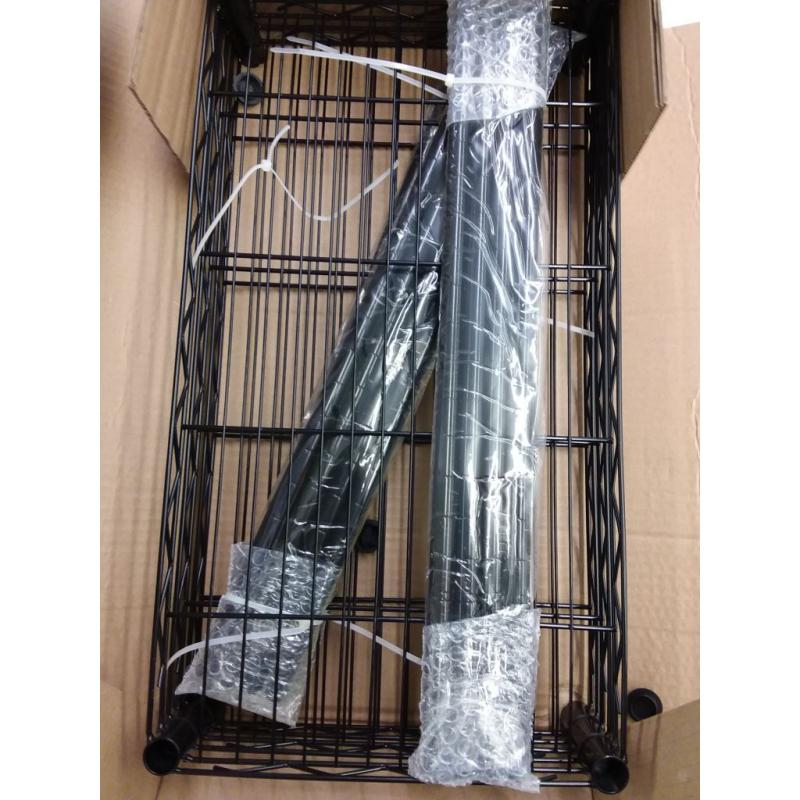 Storage Shelving, 5-Tier, Black