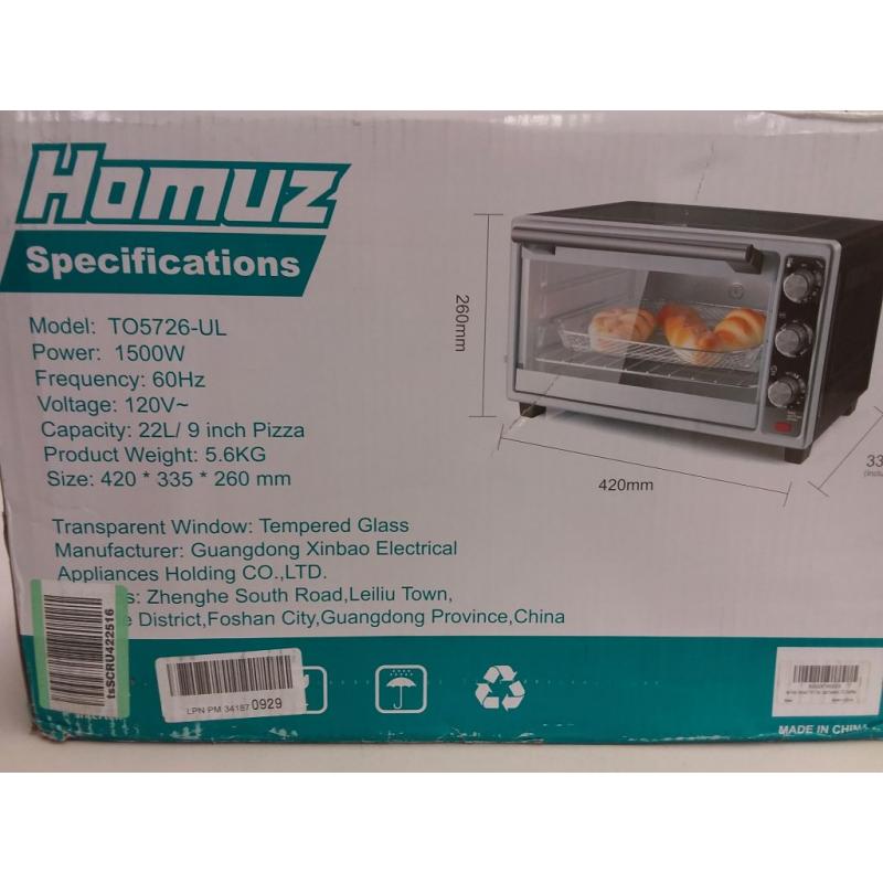 Homuz air fryer toaster oven