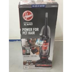 Hoover wind tunnel XL pet, less emptying, carpet and hardfloor cleaning, multi cycle, powerful suction