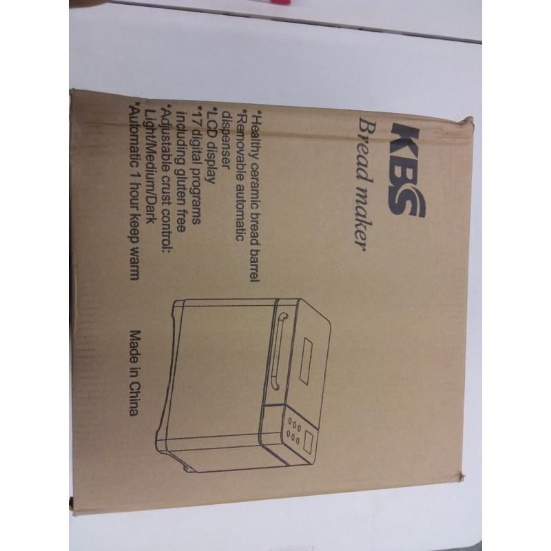 KBS 17-in-1 Bread Maker Machine with Dual Heaters