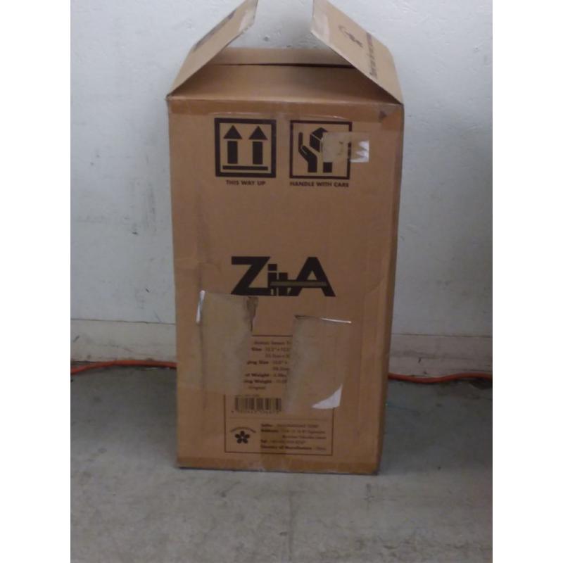 ZitA Can't go Back Before Using Trash Can Automatic Motion Sensor 13 Gallon Stainless Steel