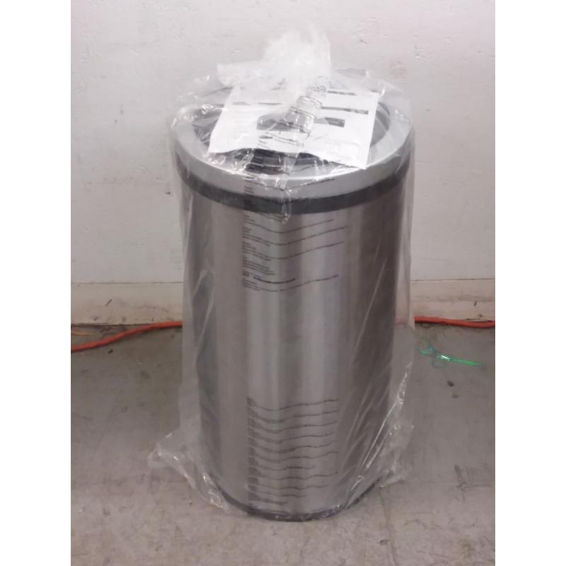 ZitA Can't go Back Before Using Trash Can Automatic Motion Sensor 13 Gallon Stainless Steel