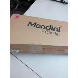 Mendini By Cecilio Violin For Kids & Adults - 4/4 MV White