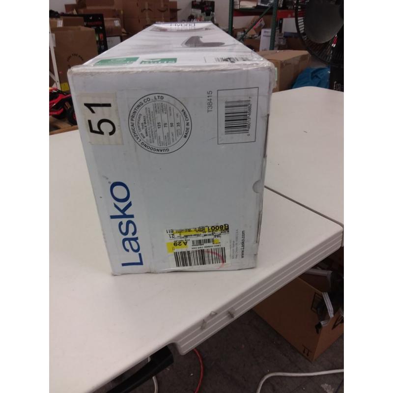 Lasko 38 Hybrid Tower Fan with Remote Control, T38415, Black/Silver