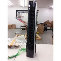 Lasko 38 Hybrid Tower Fan with Remote Control, T38415, Black/Silver
