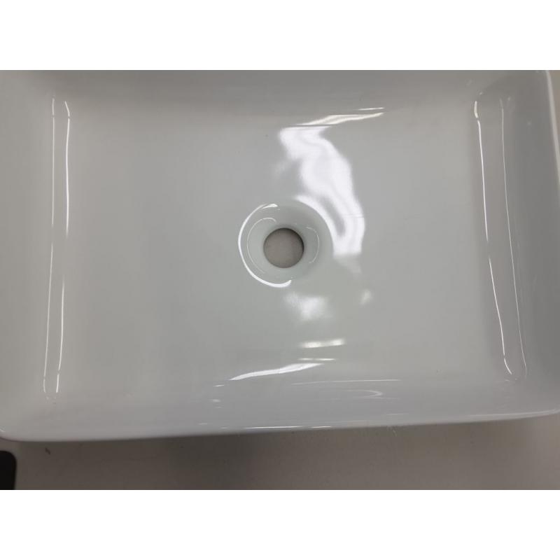 KES Bathroom Vessel Sink 19-Inch White