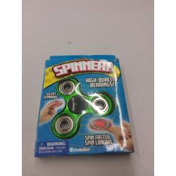 Grin Studios Fidget Spinner, Green Metallic