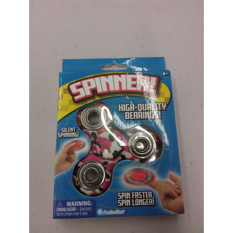 Grin Studios Fidget Spinner, Pink Camo