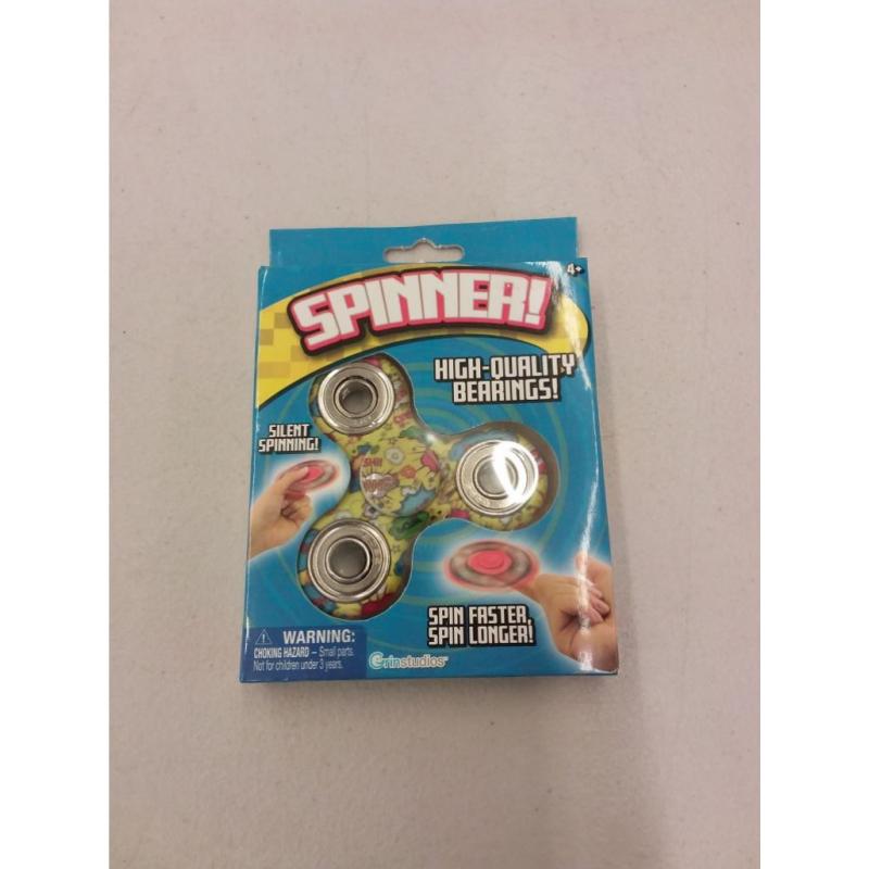 Grin Studios Fidget Spinner, Animated Graphic Words