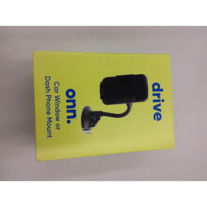 Drive Onn Car Window or Dash Phone Mount, Black