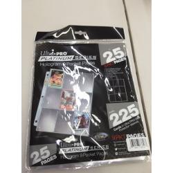 Ultra Pro Platinum Series Hologram 9 Pocket Pages 25 Pages