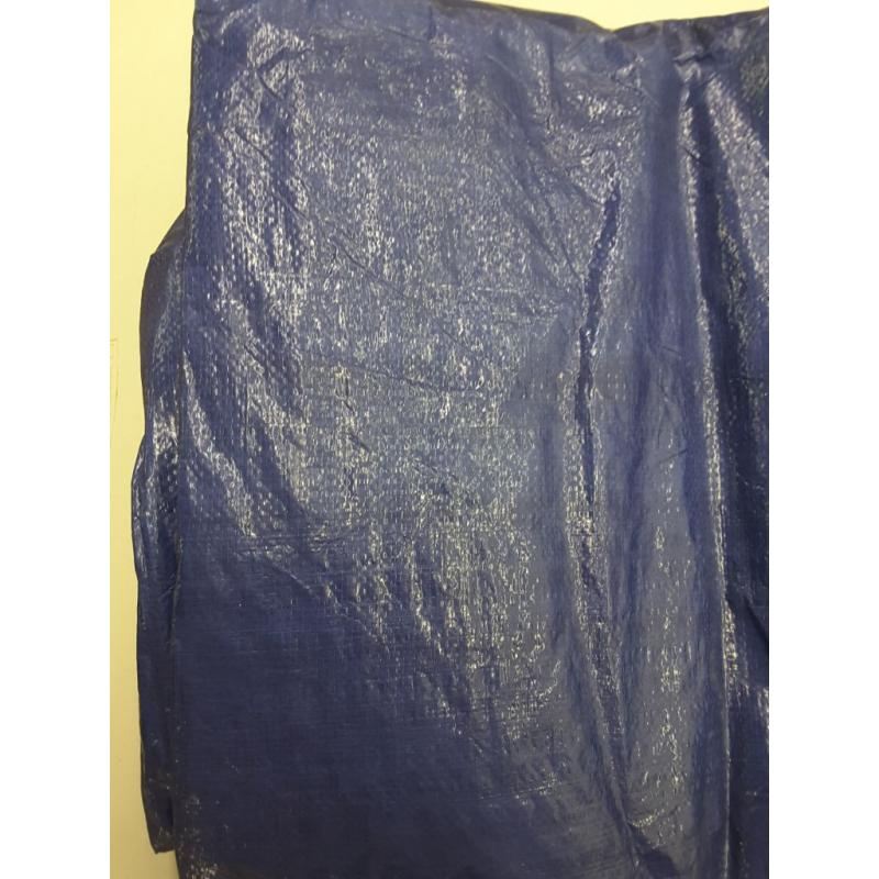 Blue tarp, big