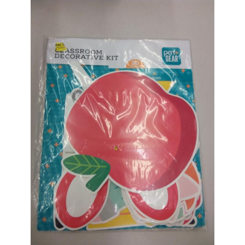 Pen + Gear Classroom Décor Paper Accents, Shapes, 30 Pieces