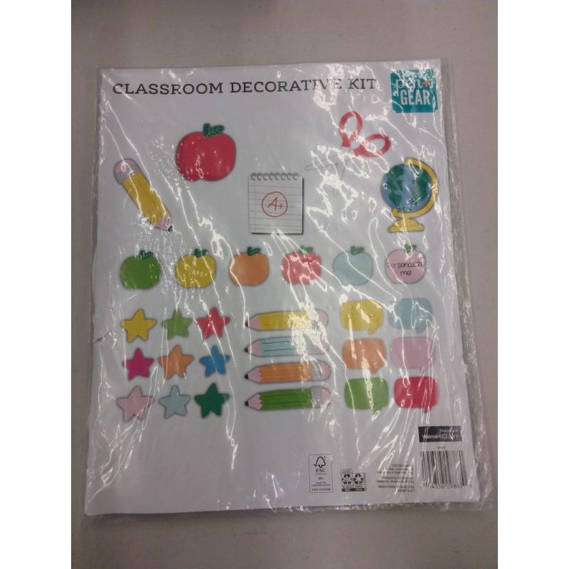 Pen + Gear Classroom Décor Paper Accents, Shapes, 30 Pieces