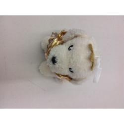 Plush Puppy Key Chain with 3 Pack Hair Scrunchies