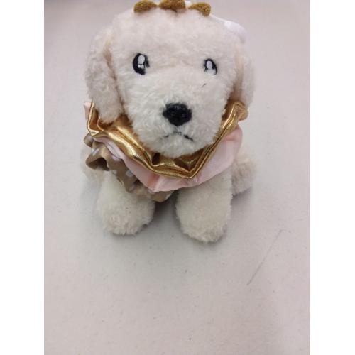 Plush Puppy Key Chain with 3 Pack Hair Scrunchies