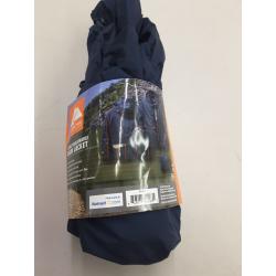Ozark Trail outdoor equipment adult breathable rain jacket, water resistance, packable pockets, and reflective back accents