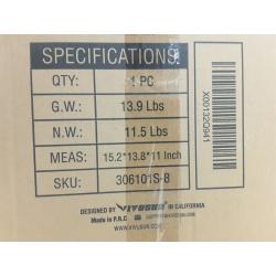 VIVOSUN 8In 740 CFM Inline Duct Ventilation Fan with Variable Speed Controller for Grow Tent
