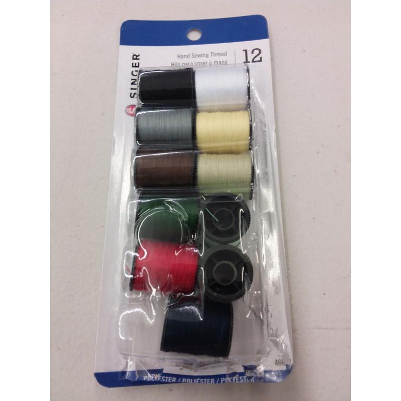 Singer 12 Count Hand Sewing Thread - Polyester