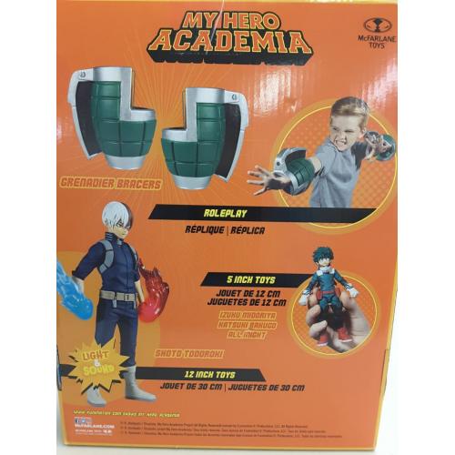 My Hero Academia Katsuki Bakugo Grenadier Bracers, Ages 6+, 2 Action Figure Foam Brace