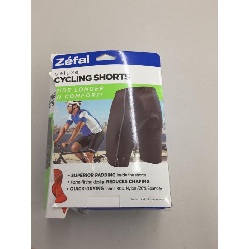 Zefal Comfort Bike Shorts (Unisex, Black, S-M, 28-32)