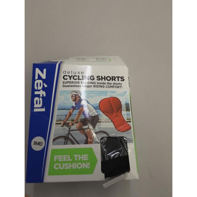 Zefal Comfort Bike Shorts (Unisex, Black, S-M, 28-32)