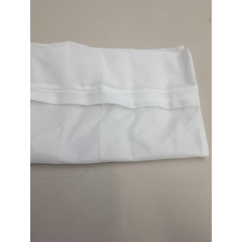 Mainstays Delicates White Polyester Mesh Bag with Zipper Closure, Size: 15 x 18