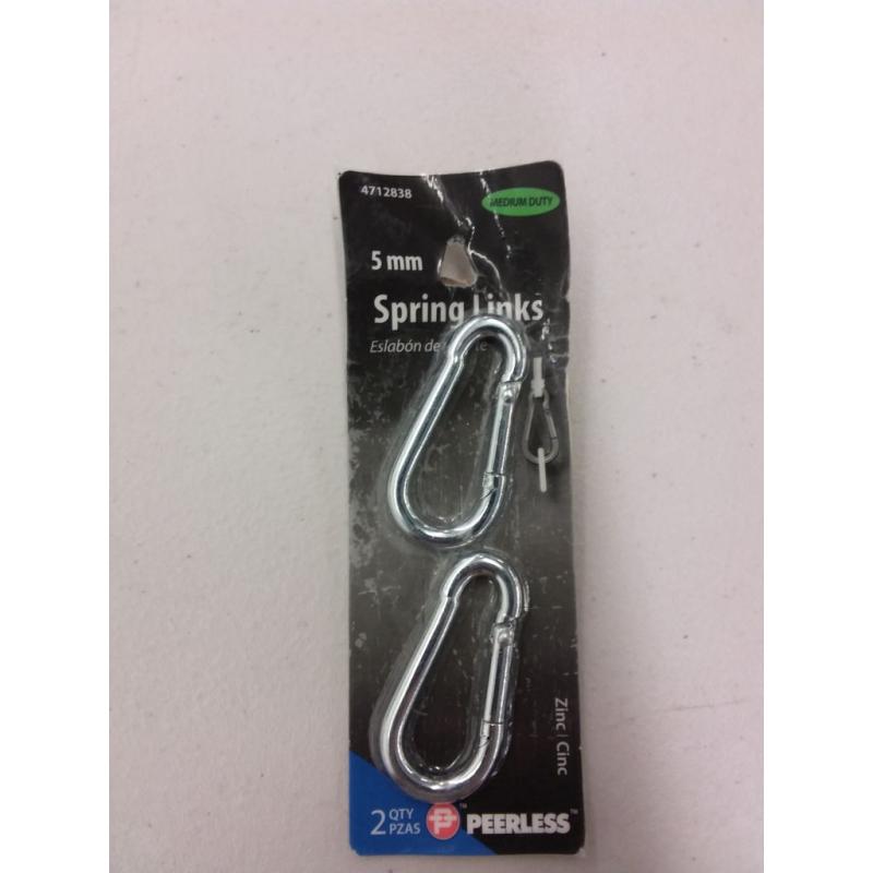 Peerless 5mm Spring Links, 2-Pack