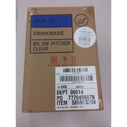 Mainstays 2.5 Quart Double Wall Clear Pitcher