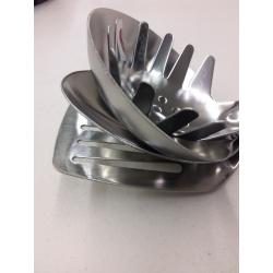 4 Count Stainless Steel Large Utensils