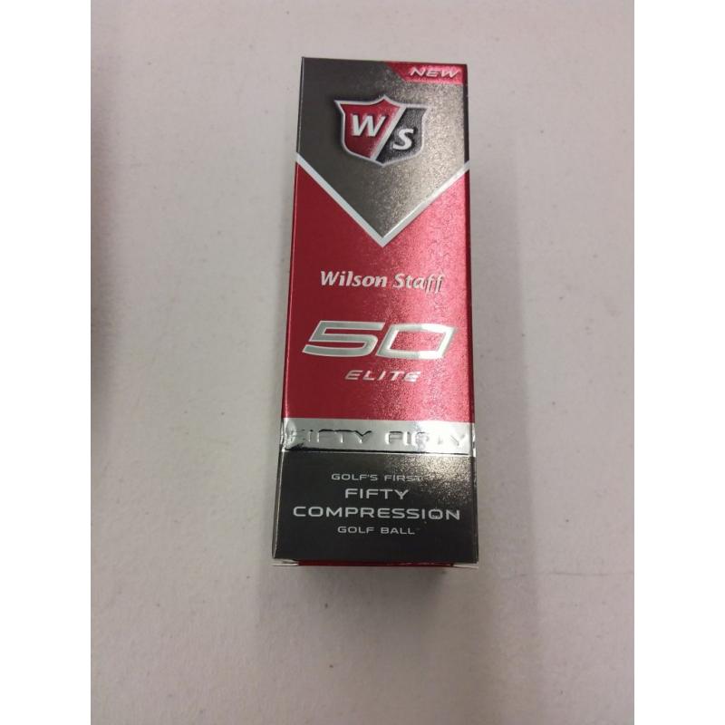 Wilson Staff Fifty Elite Compression 3 count Golf Balls