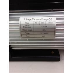 Vacuum Pump 12CFM 1HP Single Stage Air Conditioning Vacuum Pump