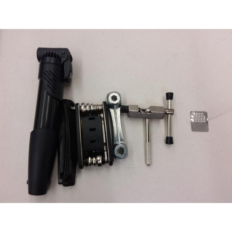 All in 1 Multi-function Tool Repair Kit Set With Pump Bag for Bicycle