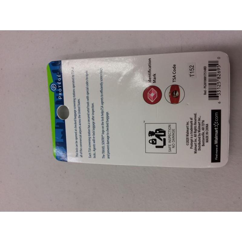 Protégé 2 Pack Key Locks  with 2 red locks and 2 keys