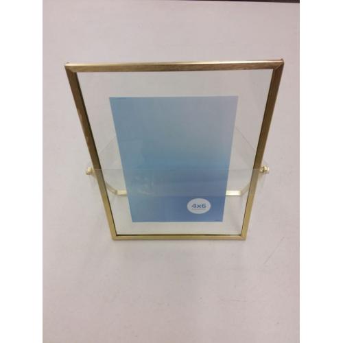 MainStays 4×6 Standing Picture Frame with Gold Finish