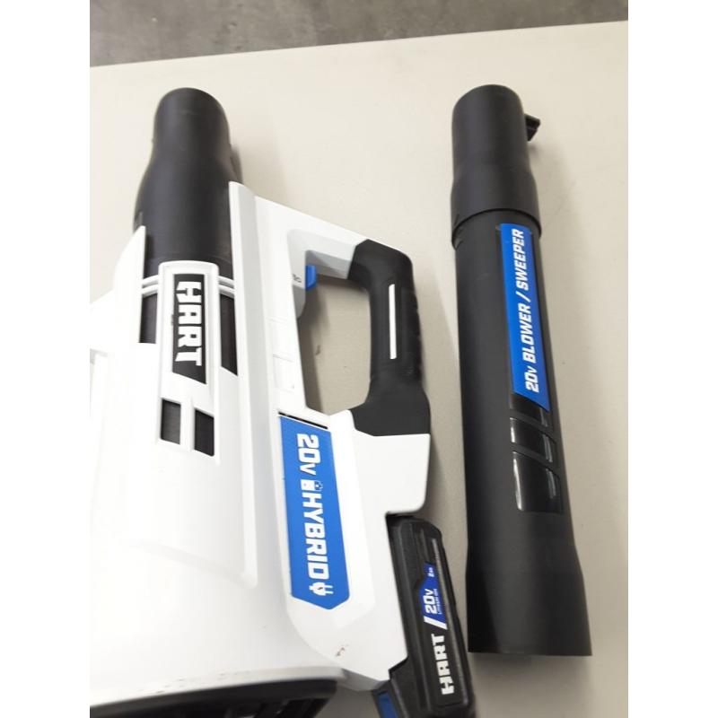 HART 20-Volt Cordless Hybrid Blower Kit (1) 2.0Ah Lithium-Ion Battery