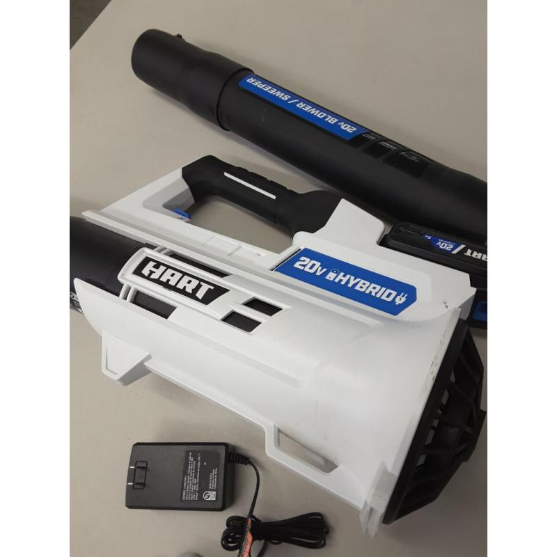 HART 20-Volt Cordless Hybrid Blower Kit (1) 2.0Ah Lithium-Ion Battery