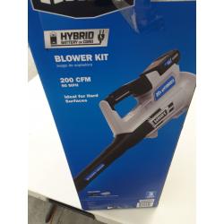 HART 20-Volt Cordless Hybrid Blower Kit (1) 2.0Ah Lithium-Ion Battery