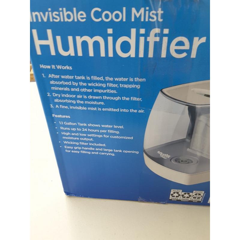 Equate Invisible Cool Mist Humidifier