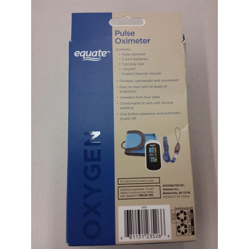 Equate Pulse Oximeter