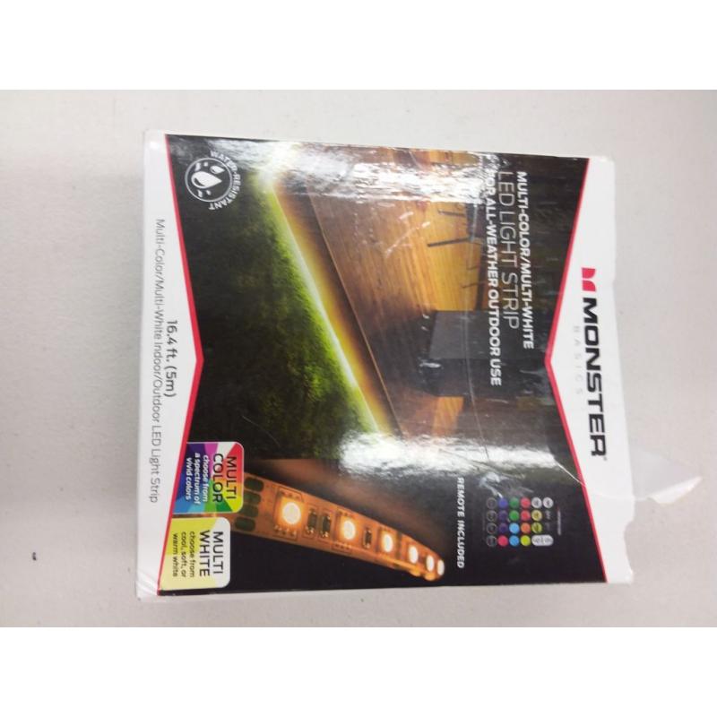 Multi-Color Multi-White Outdoor LED Light Strip with Remote – 16.4ft/5m