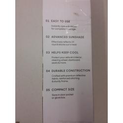 Windshield Umbrella by Sharper Image - Blocks UV Rays, Keeps Cars Cooler & Protects Car Interior