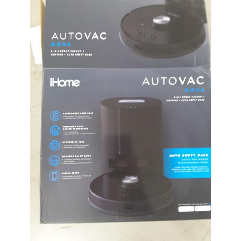 iHome AutoVac Nova Self Empty Robot Vacuum and Mop