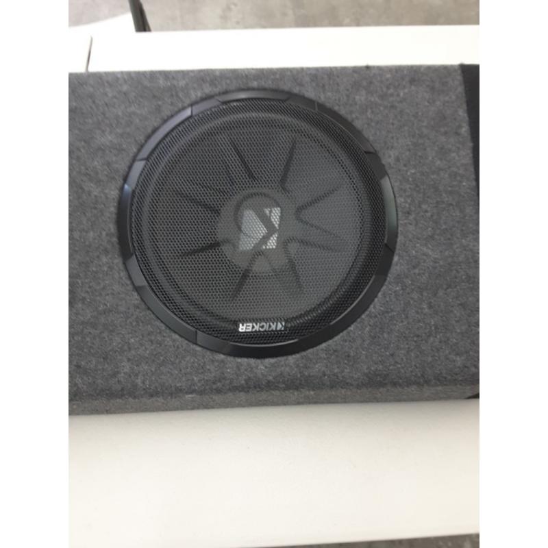 Kicker PT250 10 Subwoofer with Built-In 100W Amplifier