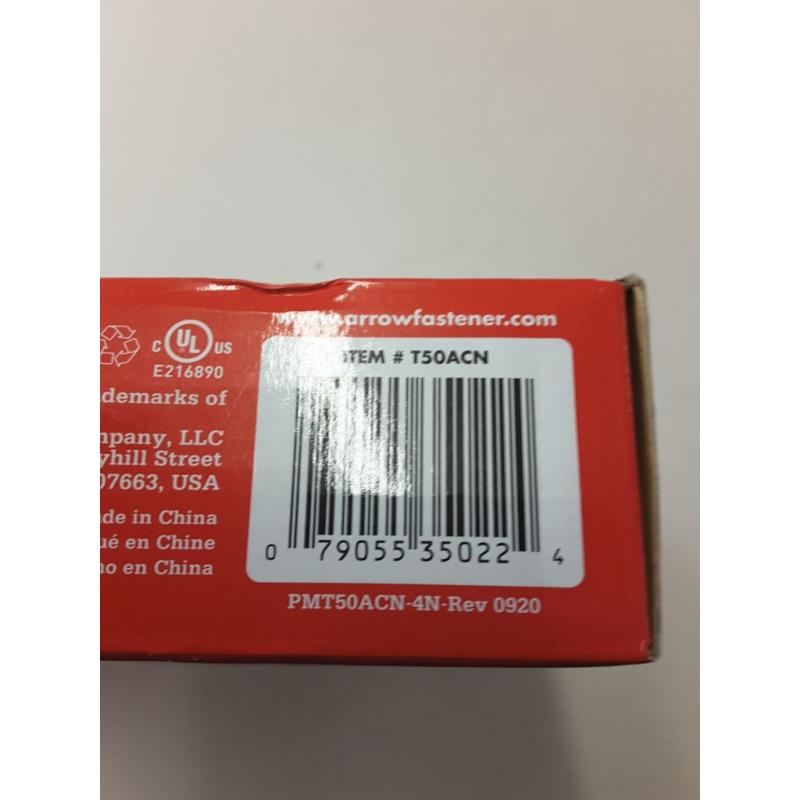 Arrow T50ACN Corded Staple Gun and Nailer