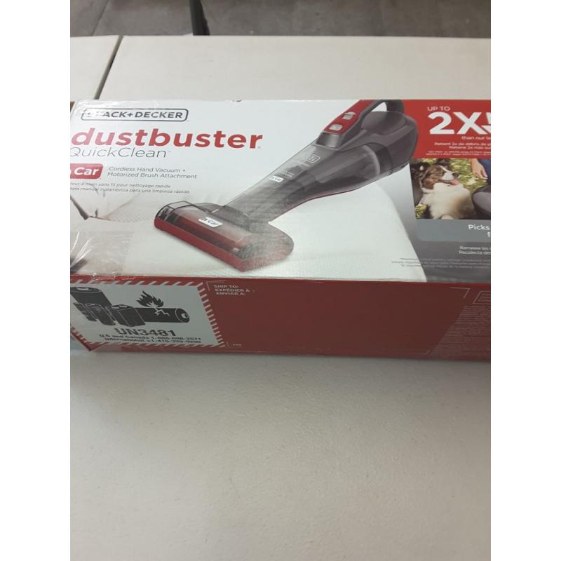 BLACK+DECKER Quick Clean Car Cordless Hand Vacuum